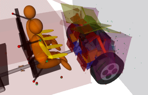 Frontal Impact Model Closeup