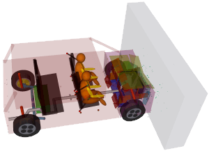 Frontal Impact Model During Crash